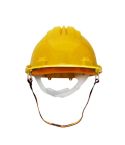 Yellow Safety Helmet with Chinstrap
