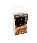 Silver Wire Warm White Lights - 80 LED