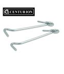 Centurion Zinc Plated Gate Hooks & Eyes - Packs of 2