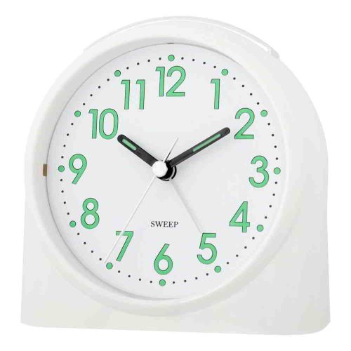 Buy a Acctim Sweep Non-Tick Alarm Clock - White Online in Ireland at