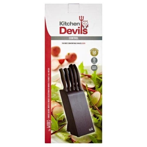 Kitchen Devils Control Knife Block Set
