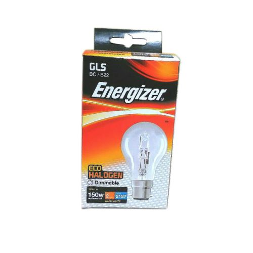 Buy an Energizer 116W Eco Halogen GLS Bayonet Cap B22 BC Light