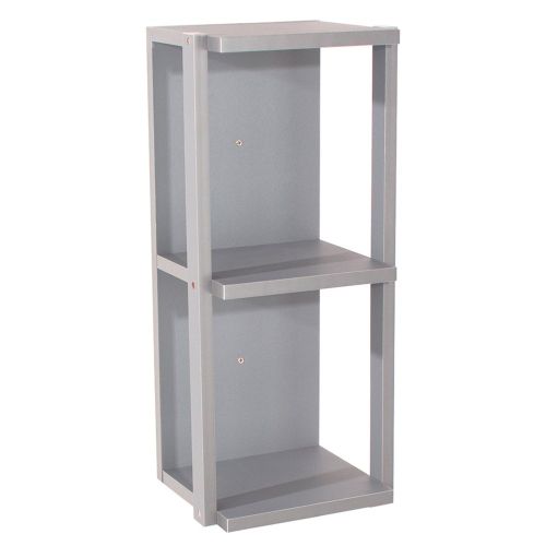 Buy a Arran 3 Tier Narrow Light Grey Shelf Wall Unit Online in