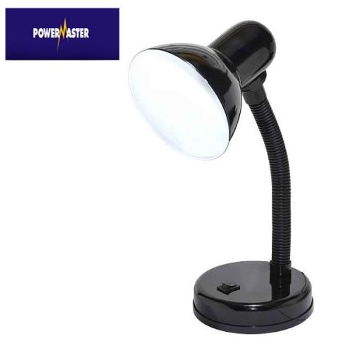 Desk lamp with outlet switch on base