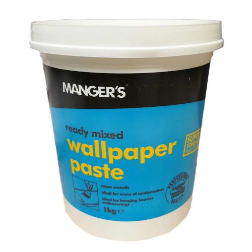 Buy a Mangers Ready Mixed Wallpaper Paste - 1Kg Online in Ireland at   Your Fillers, Paste & DIY Products Expert