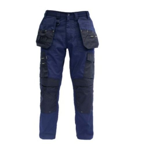 Cargo Regal Ripstop Polycotton Navy Work Trousers Size 34