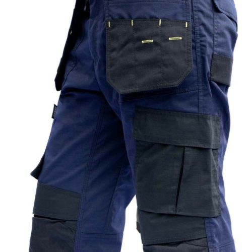 Blue cargo work trousers 2025