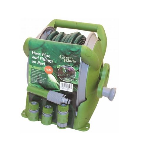 Buy a 15m Garden Hose Reel & Fittings Online in Ireland at  Your  Garden Products & DIY Products Expert