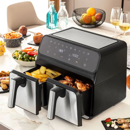 Buy a InnovaGoods Double Air Fryer Double 8L Online in Ireland at   Your air fryers Expert