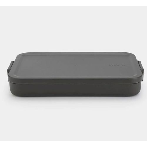 Buy a Make Take Large Flat Lunch Box Dark Grey Online in