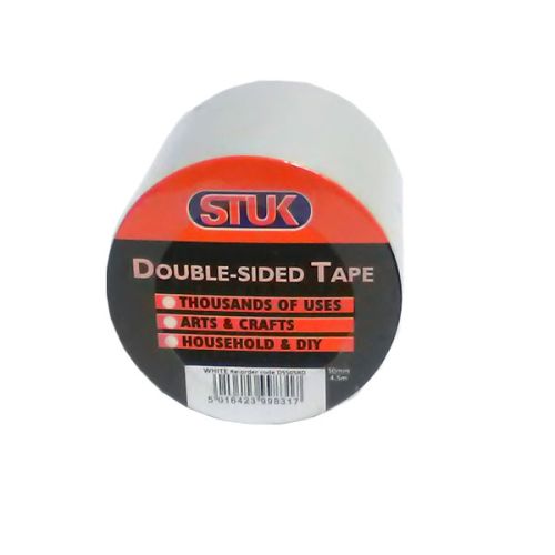 Buy Stuk Double Sided Tape - 50mm x 4.5m Online in Ireland at