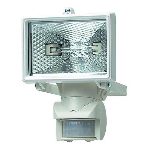 White halogen security best sale light with pir