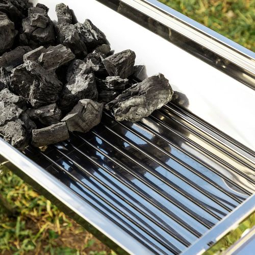 Buy a Stainless Steel Foldable Charcoal BBQ Online in Ireland at Lenehans.ie Your barbeques Expert
