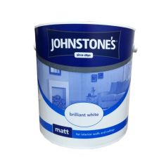 Johnstones Matt Emulsion Paint - Brilliant White 2.5L