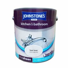 Johnstones Kitchen & Bathroom Midsheen Paint - Lost Love 2.5L 