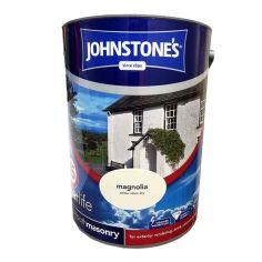 Johnstones Smooth Masonry Paint - Magnolia 5L 