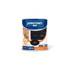 Johnstones Exterior Gloss Paint - Black 750ml