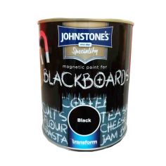 Johnstones Magnetic Paint For Blackboards - Black 750ml