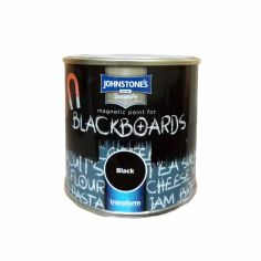 Johnstones Magnetic Paint For Blackboards - Black 250ml