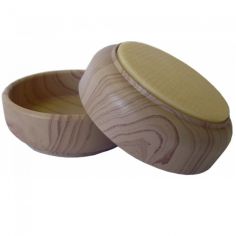 60mm Woodgrain Castor Cup(4)