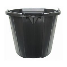Heavy Duty 3 Gallon Black Bucket