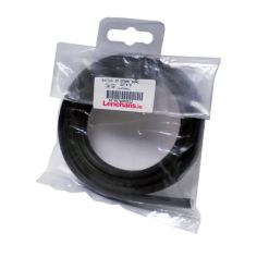 Exitex Replacement Rubber Draught Excluder Seal - E Strip - Black 2m