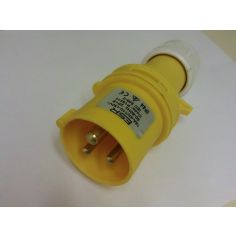 110v 16 Amp IP44 Site Yellow Industrial 3 Pin Socket