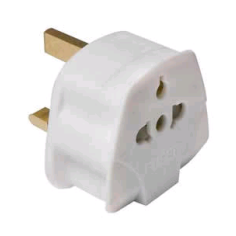 Universal To Ireland/UK 3 Pin Plug Visitor Travel Adaptor