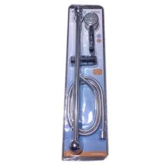 Euroshowers Chrome EasySpray Shower Set - Riser Rail, Shower Hose, Slider & Shower Head