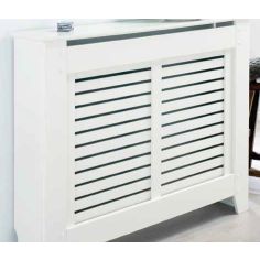 Large Rhode Island Radiator Cabinet - White