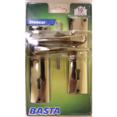 Basta Glencar Brass Interior Door Handles (Pair)