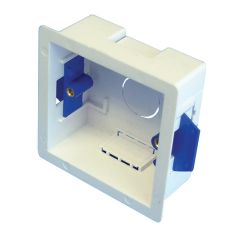 1 Gang Dry Lining Back Box White