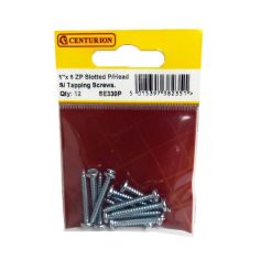 Centurion ZP Pan Head Self Tapping Screws - 1" X 6mm - Pack Of 12