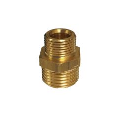 Brass 1/2"  to 3/8"  Reducing Nipple  / Coupling