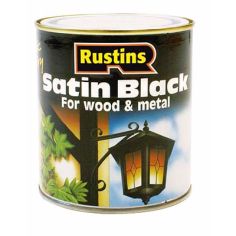 Rustins Quick Dry Paint Satin Black 2.5L