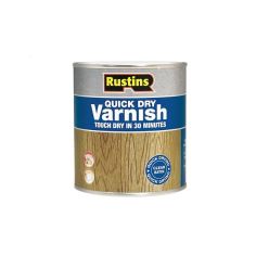 Rustins Quick Dry Varnish - Clear Satin 500ml