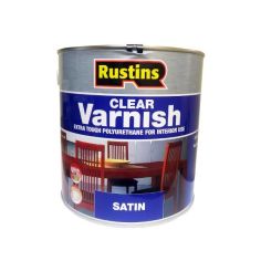 Rustins Polyurethane Clear Varnish - Satin 2.5L