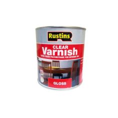 Rustins Polyurethane Clear Varnish - Gloss 1L