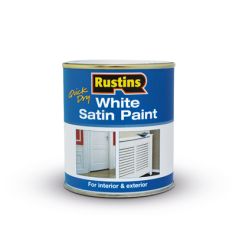 Rustins Quick Dry White Satin 250ml