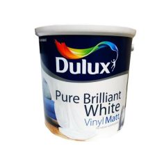 Dulux Vinyl Matt Paint - Pure Brilliant White 2.5L
