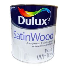 Dulux Interior Satinwood Paint - Pure White 2.5L