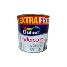 Dulux Undercoat Paint - Pure Brilliant White 750ml + 33% Extra Free