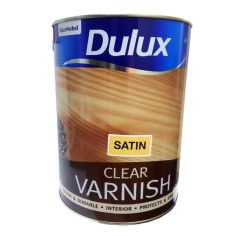 Dulux Clear Satin Varnish - 5L