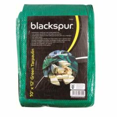 Blackspur 10’ X 12’ Green Tarpaulin