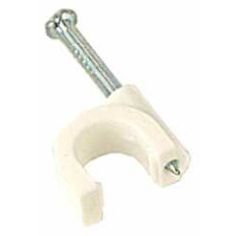 10-14mm Round Cable Clips Box 100