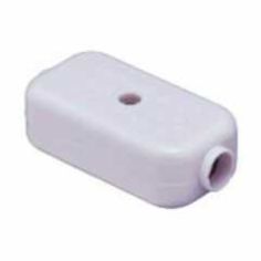 10 Amp 3 Terminal Line Connector White