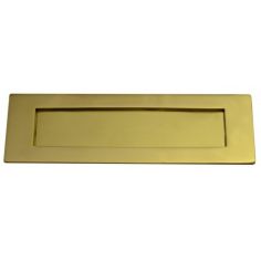 10" x 3" Polished Brass Victorian Letter Plate
