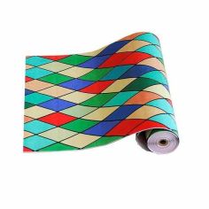 Roll Of 2 Metres Coloured Diamond Semi Transparent Self Adhesive Contact