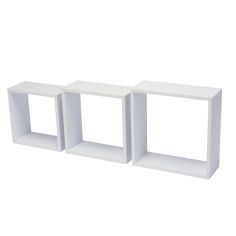 Duraline White Triple Cube Shelf Kit