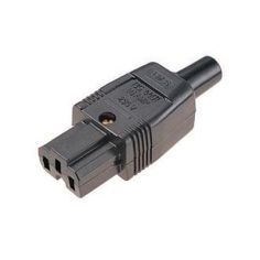 10A Euro/Kettle Connector Black